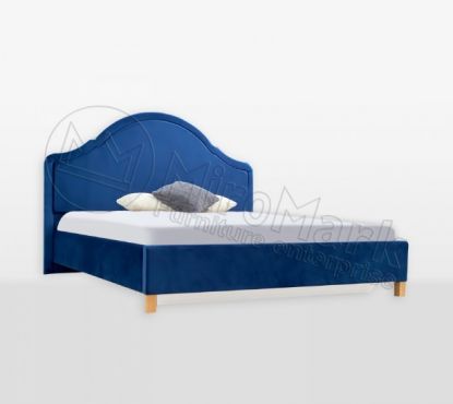Карина Кровать 160 мягкая спинка неподъемная Миромарк