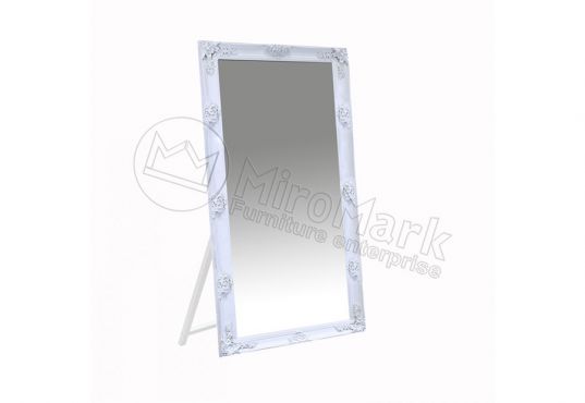 Манчестер Белое Окрашенные Зеркало с подставкой 170х80 Миромарк