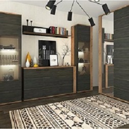 Стінка у вітальню з шафою