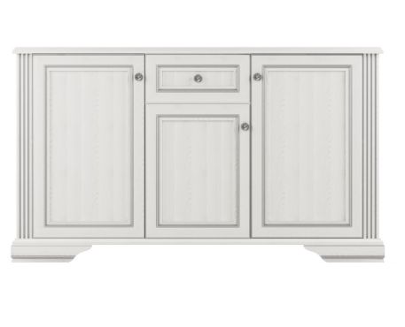 Вайт Комод 3D1S Гербор фотографія