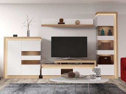 Ромео ll горіх салєв/білий глянець БРВ Україна фотографія