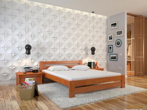 Симфония Кровать 140х200 бук Арбор Древ фотография