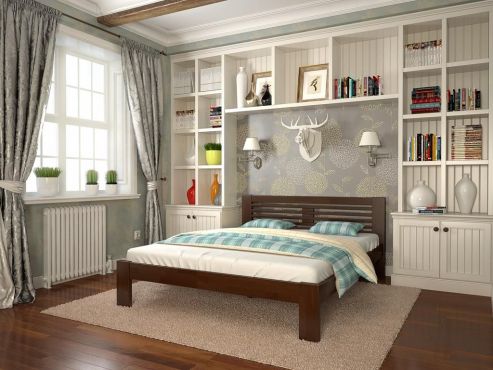 Шопен Кровать 90х200 сосна Арбор Древ фотография