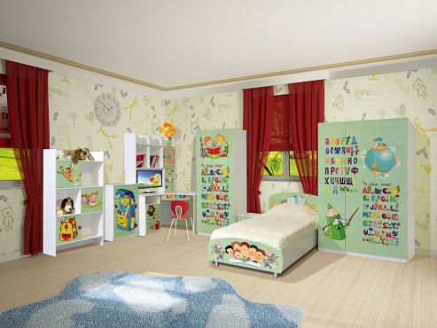 Мульти Алфавіт Дитяча Світ Меблів фотографія