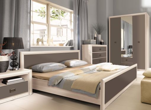 Коен II (МДФ) Спальня сосна каньйон/дуб темний хакі фотографія