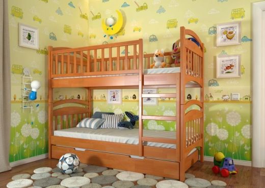 Смайл Кровать-трансформер 80х190 сосна Арбор Древ фотография