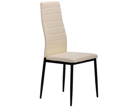 Стул Сицилия чорний/кремовий фотография