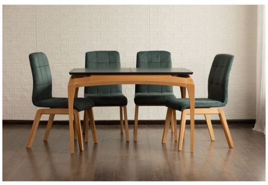 Стіл Наві 120х80+40 + Стілець Наві Софт фотографія