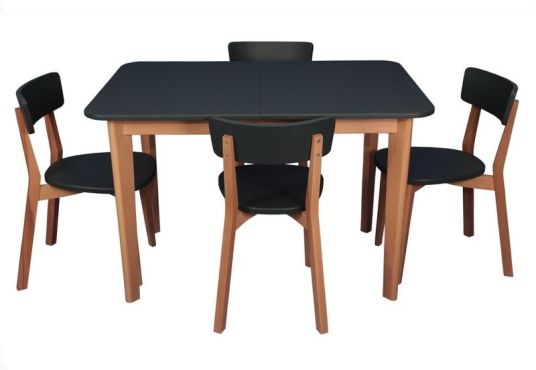 Стол Локи 120х80+40 + Стул Локи фотография