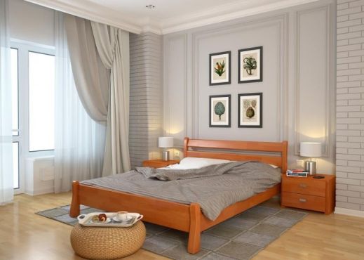 Венеция Кровать 120х200 бук Арбор Древ фотография