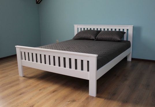 Жасмін Ліжко 160х200 білий фотографія