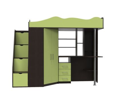 Ліжко-горище дитяче Binky ДС37А (ДСП) фотографія