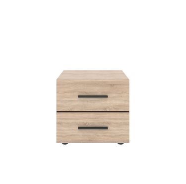 Соло Тумба прикроватная 2S дуб сонома/темное венге ВМВ Холдинг фотография