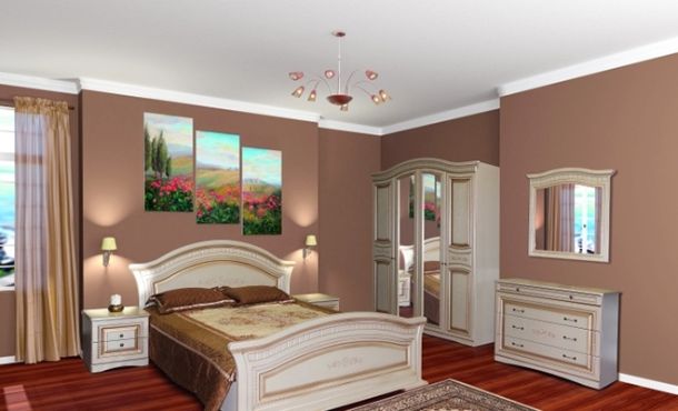 Ніколь патина білий/біле дерево/патина Світ Меблів фотографія