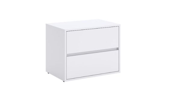 Тібо Приліжкова тумба 2шх Супер Мат Білий Міромарк фотографія
