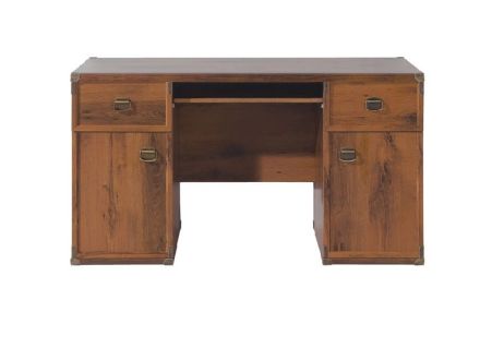 Индиана Стол письменный JBIU 2D2S 140 дуб шутер БРВ Украина фотография