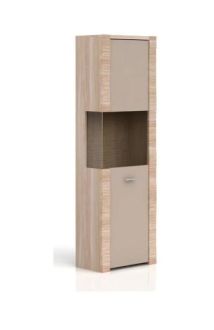 Рафло Вітрина з підсвткою REG 1W 19/6 P горіх салєв/сірий глянець БРВ Україна фотографія