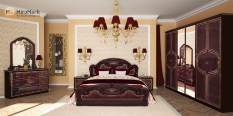 Мартіна Спальня з шафою 6 дв. Радіка махонь Міромарк фотографія
