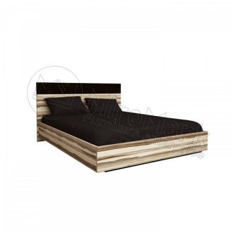 Соната Ліжко 180 з підйомником Горіх балтімор/чорний глянець Міромарк фотографія