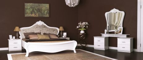 Прованс Спальня Білий глянець Міромарк фотографія