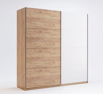 Асті Шафа-купе 2,0 Дуб крафт/білий глянець Міромарк фотографія