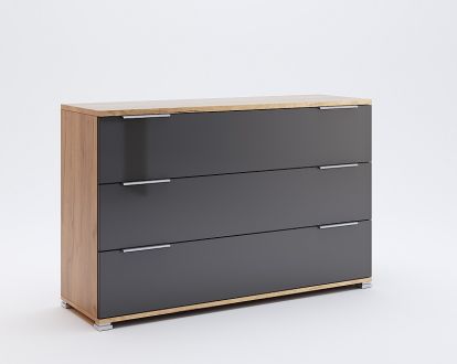 Рамона Комод 3 шх. Дуб крафт/земля Міромарк фотографія