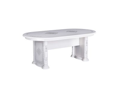 Чикаго Стол обеденный Белый глянец Миромарк фотография