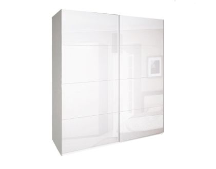 Белла Шкаф-купе 1,5 Белый глянец Миромарк фотография