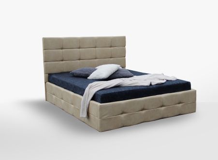 Бристоль Кровать 160 мягкая спинка неподъемная Миромарк фотография