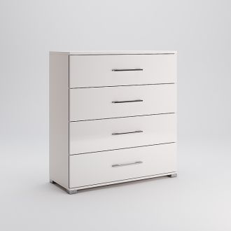 Фемілі Комод 4 шх. білий глянець Міромарк фотографія