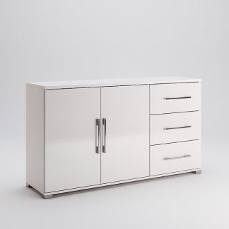 Фемілі Комод 2дв.3шх. білий глянець Міромарк фотографія