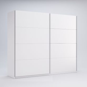 Фэмили Шкаф-купе 2,5 белый глянец Миромарк фотография