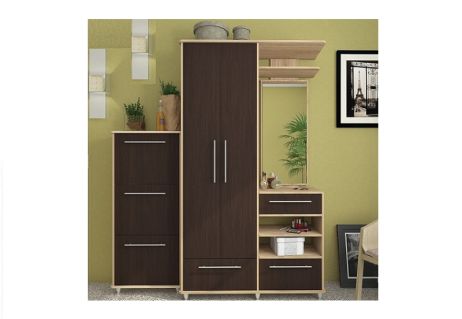 Ніагара Передпокій 1 дуб сонома/венге магія Сокме фотографія