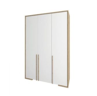 Франческа Шкаф 3Д дуб вотан/белый Сокме фотография