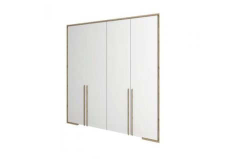 Франческа Шкаф 4Д дуб вотан/белый Сокме фотография