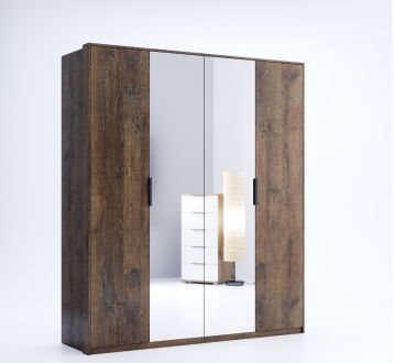 Квадро Шкаф 4дв. дуб фрегат Миромарк фотография