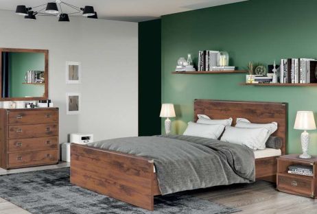 Индиана Комплект спальни 2 дуб шутер БРВ Украина фотография