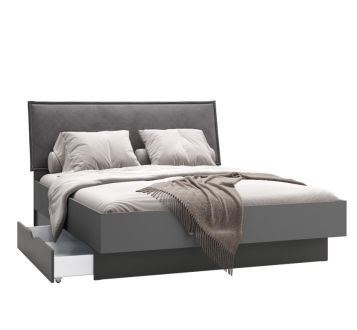 Тео Кровать 180  мягкая спинка с ящиками Міромарк фотография