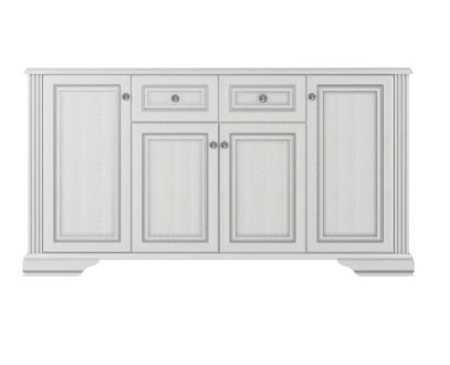 Вайт Комод 4D2S Гербор фотографія