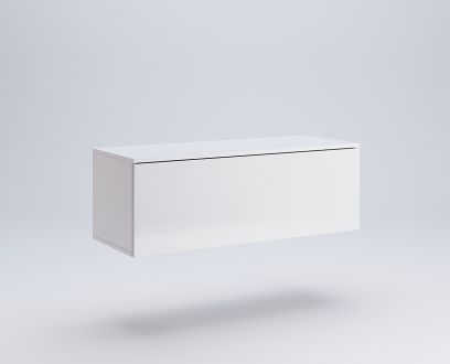 Box тумба 42 TV  1,05 м  Білий глянець Міромарк фотографія