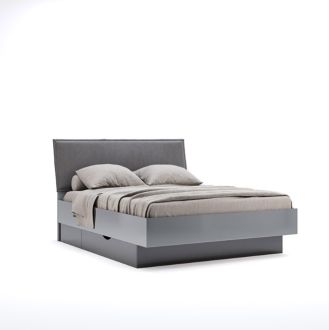 Тео Кровать 140  мягкая спинка с ящиками Міромарк фотография