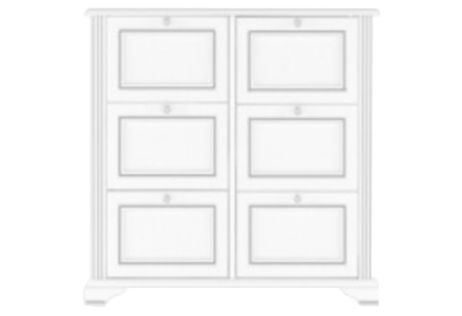 Вайт Тумба для взуття 6D Гербор фотографія