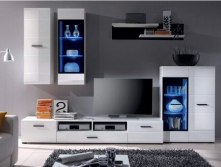 Вушер Вітальня 1 Німфея альба/білий глянець Гербор фотографія