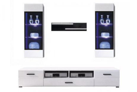 Вушер Гостиная 3 Нимфея альба/белый глянец Гербор фотография