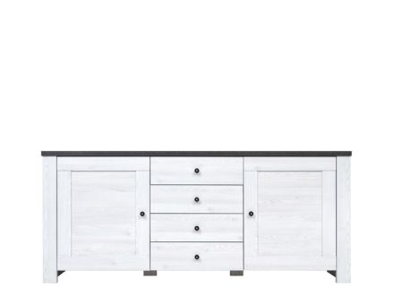 Антверпен Комод 2D4S ясень снежный/дуб мореный БРВ Украина фотография