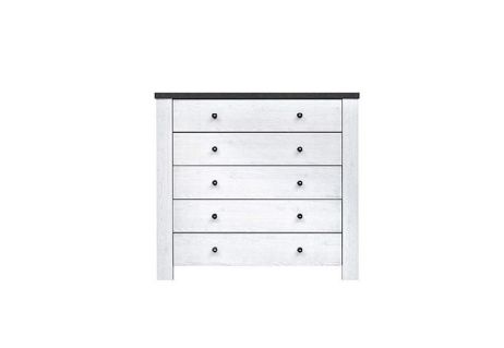 Антверпен Комод 5S ясень снежный/дуб мореный БРВ Украина фотография