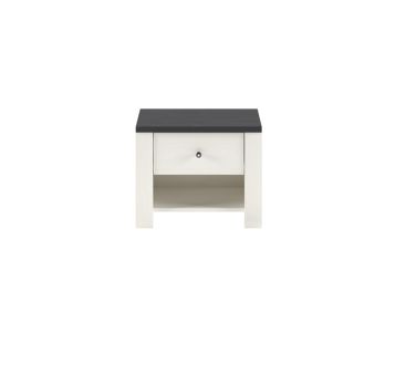 Антверпен Тумба прикроватная 1S ясень снежный/дуб мореный БРВ Украина фотография