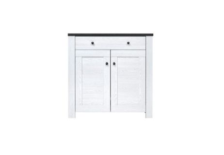 Антверпен Тумба 2D1S ясень снежный/дуб мореный БРВ Украина фотография