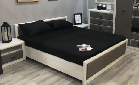 Коэн II (МДФ) Кровать LOZ / 160 (корпус) сосна каньон / дуб темный хаки БРВ Украина фотография