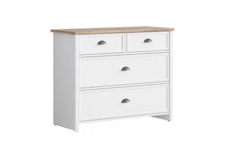 Гермес Комод KOM 4S/110 сосна каньйон/горіх верона Гербор фотографія